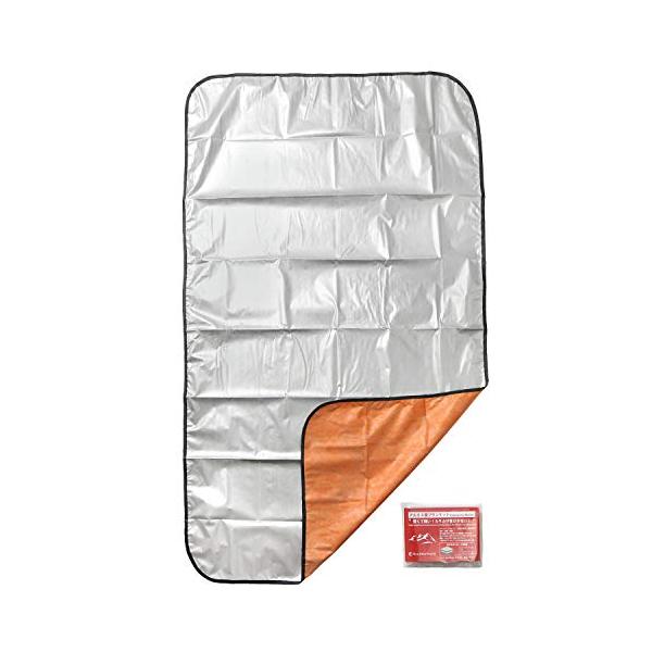 ※併売のため、在庫切れの際はご了承ください。発送委託により倉庫業者がお届けする場合がございます※緊急非常時や災害時、スポーツ観戦時などにブランケットの代用としてご使用いただける、カサカサ音が少ない、コンパクトなアルミ4層ブランケット（ サバ...