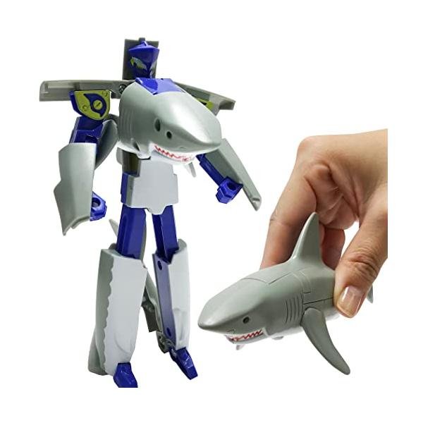 かっこいいぞ!変形するシャークロボット サメ 変形ロボット 変形 かっこいいぞ!変形するシャークロボット サメ 変形ロボット 変形