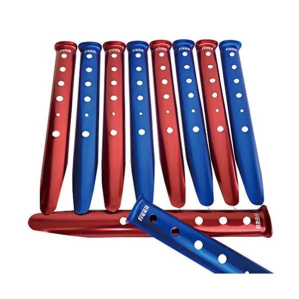 ※併売のため、在庫切れの際はご了承ください。発送委託により倉庫業者がお届けする場合がございます※【軽くて丈夫なサンド＆スノーペグ】 雪上や砂地など柔らかい地面にテントやタープを設営する際に使えるU字ペグ。 カラーは屋外でも目立つレッドとブル...