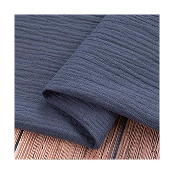 ※併売のため、在庫切れの際はご了承ください。発送委託により倉庫業者がお届けする場合がございます※柔らかく肌への刺激が少なく、お子様や肌の弱い方にもおすすめな コットン100％の ダブルガーゼ生地。色：ブルーグレー(青灰色) 長さ(約)：1m...