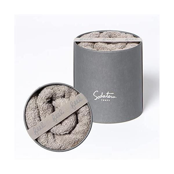 ※併売のため、在庫切れの際はご了承ください。発送委託により倉庫業者がお届けする場合がございます※育てるタオル「feel」フェイスタオル カラー:ムーングレージュ(茶系)