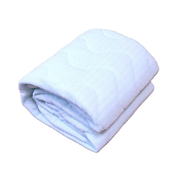 ※併売のため、在庫切れの際はご了承ください。発送委託により倉庫業者がお届けする場合がございます※?【　防水シートと敷きパッドの一体型！表面の仕様は・・・　】表面は吸水性に優れたパイル生地、見た目も肌触りも、いつもの敷きパッドと変わりません。...