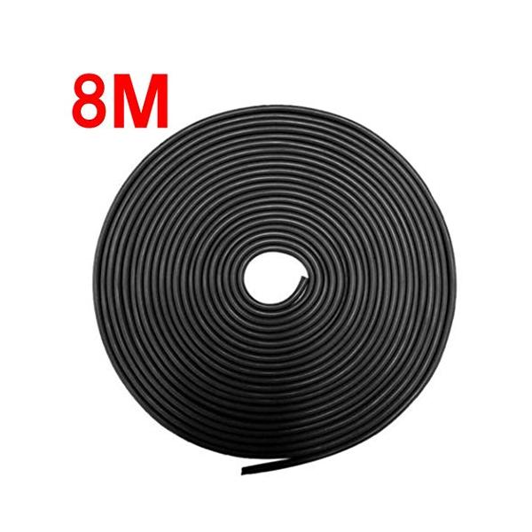 ※併売のため、在庫切れの際はご了承ください。発送委託により倉庫業者がお届けする場合がございます※全長8mのドアモール 両面テープ付きで取り付けも簡単。 ブラックのモールなので、どの車種にも適用され、様々なボディカラーに違和感なくマッチします...