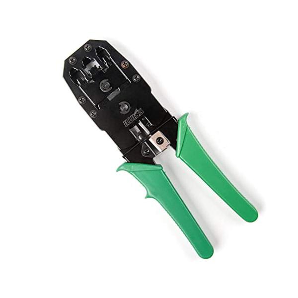 ※併売のため、在庫切れの際はご了承ください。発送委託により倉庫業者がお届けする場合がございます※外形寸法：L200mm重量：350g対応端子：モジュラープラグ (ウェスタンプラグ) RJ10、11、12、45圧着能力：4、6、8 ピン特徴：...