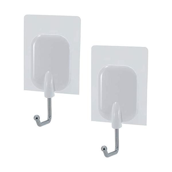 ※併売のため、在庫切れの際はご了承ください。発送委託により倉庫業者がお届けする場合がございます※サイズ:4.5×3.5×8cm取付方法:吸着シート耐荷重:1.5kgくり返し使え、はがし跡が残らない、吸着シート取り付けタイプ。シート面がほこり...