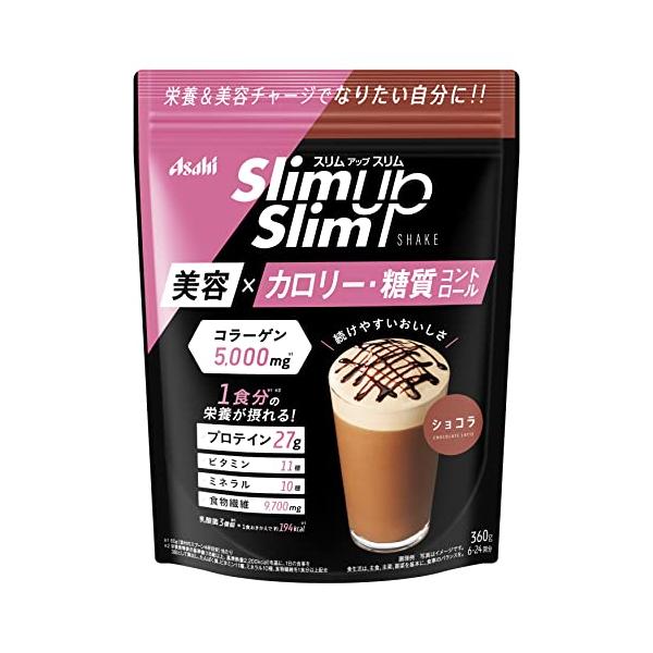 ※併売のため、在庫切れの際はご了承ください。発送委託により倉庫業者がお届けする場合がございます※サイズ:180mm×45mm×240mmブラント名:スリムアップスリムメーカー名: アサヒグループ食品商品の重量: 0.39kg内容量:360g