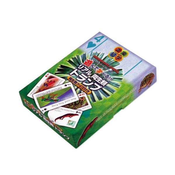 ※併売のため、在庫切れの際はご了承ください。発送委託により倉庫業者がお届けする場合がございます※【学びながら遊べる両生類トランプ】『両生類』のクイズに正解して、相手よりカードを多く集めた人が勝ち！ もちろん通常のトランプとしてもお楽しみいた...