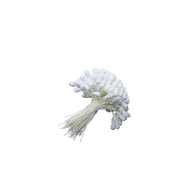 亀島商店(Kameshima) アートフラワー花芯 カスピアペップ 白 3束入 KP-078