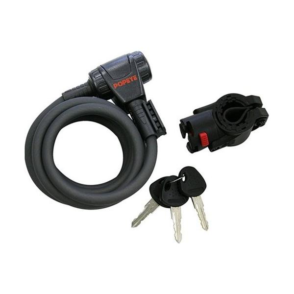 ※併売のため、在庫切れの際はご了承ください。発送委託により倉庫業者がお届けする場合がございます※ワイヤーの長さ : 1800mmワイヤーの径 : 10mmキー3ケ付き