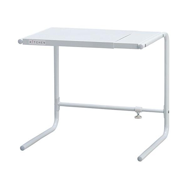 ※併売のため、在庫切れの際はご了承ください。発送委託により倉庫業者がお届けする場合がございます※製品サイズ:幅40~60cm/奥行36.8cm/高さ42.3cm耐荷重:10kg 棚を調節する際にストップマーク以上に伸ばさないでください。(伸...