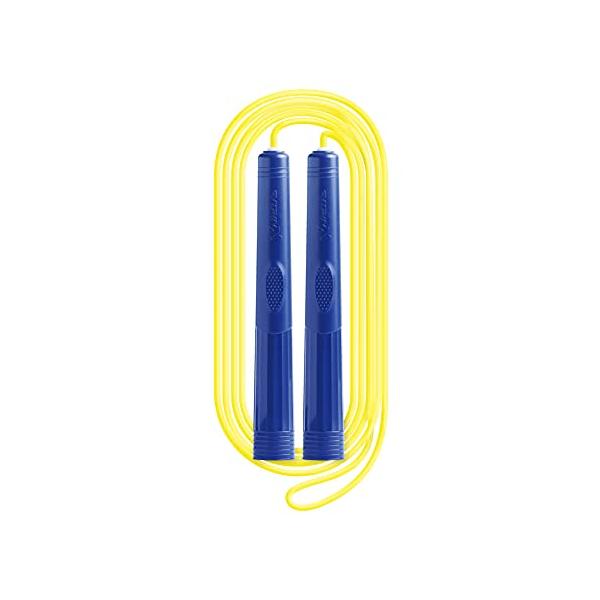 ※併売のため、在庫切れの際はご了承ください。発送委託により倉庫業者がお届けする場合がございます※ハヤブサや二重跳び　最高記録へ！クセづきにくい新開発ロープでスピード感MAX！【主要材料】ロープ：PVC　グリップ：ABS　【原産国】中国【ロー...