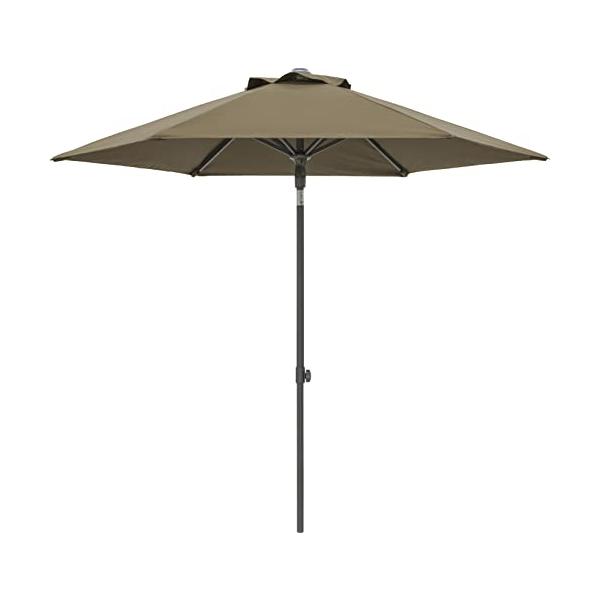 ※併売のため、在庫切れの際はご了承ください。発送委託により倉庫業者がお届けする場合がございます※サイズ：約幅250cm×奥行250cm×高さ240cm重量：約5.2kg支柱：約直径3.5cm　親骨：約127cmチルト機能付き