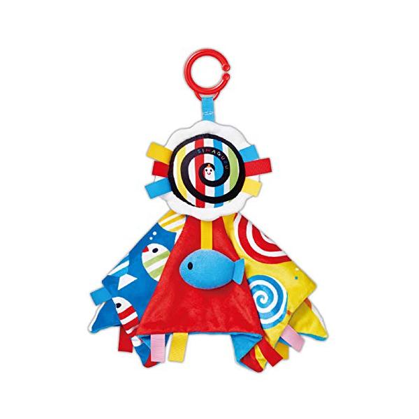 ※併売のため、在庫切れの際はご了承ください。発送委託により倉庫業者がお届けする場合がございます※対象年齢:0か月以上サイズ:W230mm×H300mm×D40mm手遊びがいっぱい、ふわふわな手触りのブランケットです。たくさんのカラフルなタグ...