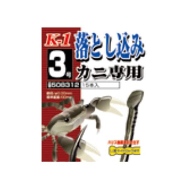 カツイチ(Katsuichi) K-1 落とし込み カニ専用 黒 #4