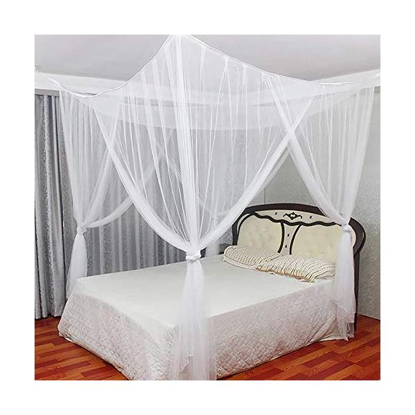 ※併売のため、在庫切れの際はご了承ください。発送委託により倉庫業者がお届けする場合がございます※【素材】ポリエステル　厳しい化学物質を排除し、適切な空気循環を提供し、最も小さなバグを防ぎます。【サイズ】蚊帳×1　拡張チューブ×4　フック×4...