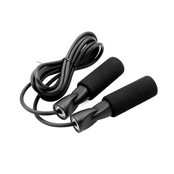 ※併売のため、在庫切れの際はご了承ください。発送委託により倉庫業者がお届けする場合がございます※【サイズ】ロープ：約280cm　グリップ：約13.5cm×3.3cm　【素材】グリップ：ABS/スポンジ　ロープ：PVC 【重量】縄跳び本体：約...