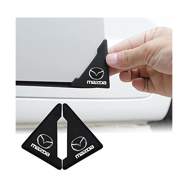 ※併売のため、在庫切れの際はご了承ください。発送委託により倉庫業者がお届けする場合がございます※仕様材質：シリカゲル　カラー：ブラック　長さ：6CMx4.5X5.5CM 　重量：約12g取り付けが簡単：車のフロント・リアドアエッジコーナーに...