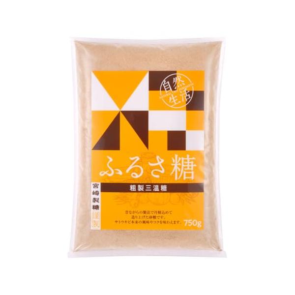 宮崎製糖 ふるさ糖(粗製三温糖) 750g