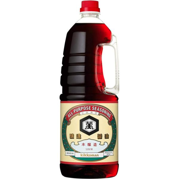 キッコーマン こいくち醤油　ペット 1.8L × 6本