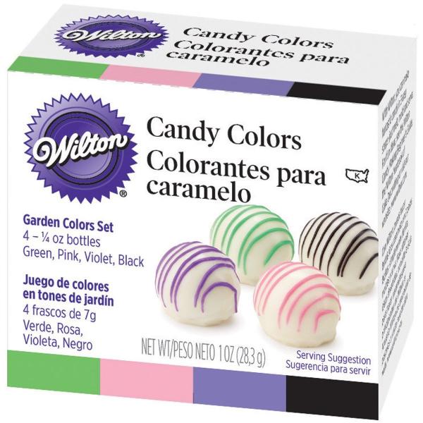 Candy Colors .25oz 4/Pkg-Pink, Green, Violet & Black (並行輸入品)