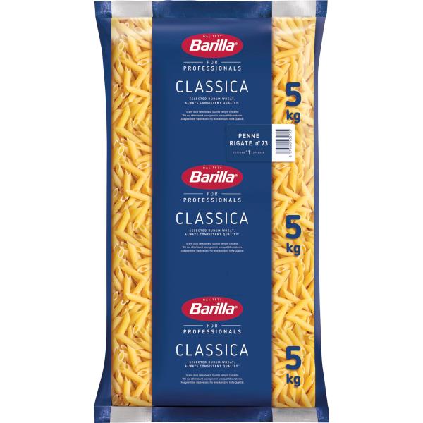Barilla(バリラ) BARILLA パスタ ペンネリガーテ 5kg [正規輸入品] イタリア産
