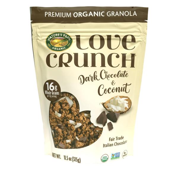 他サイト： ネイチャーズ パース ラブクランチ オーガニックグラノーラ ダークチョコレートマカロン 325gの商品画像