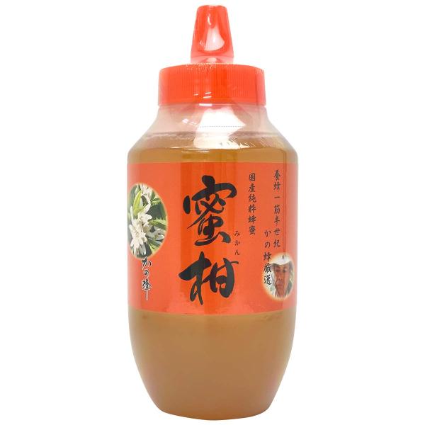 はちみつ 専門店【かの蜂】 国産 みかん 蜂蜜 1000g（1kg） 完熟 の