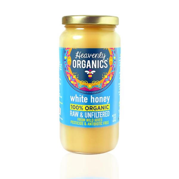 Heavenly Organics - 100有機性未加工白い蜂蜜%の - 22ポンド
