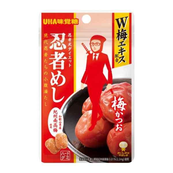 UHA味覚糖 忍者めし 梅かつお味 20g　(10×8)80個入