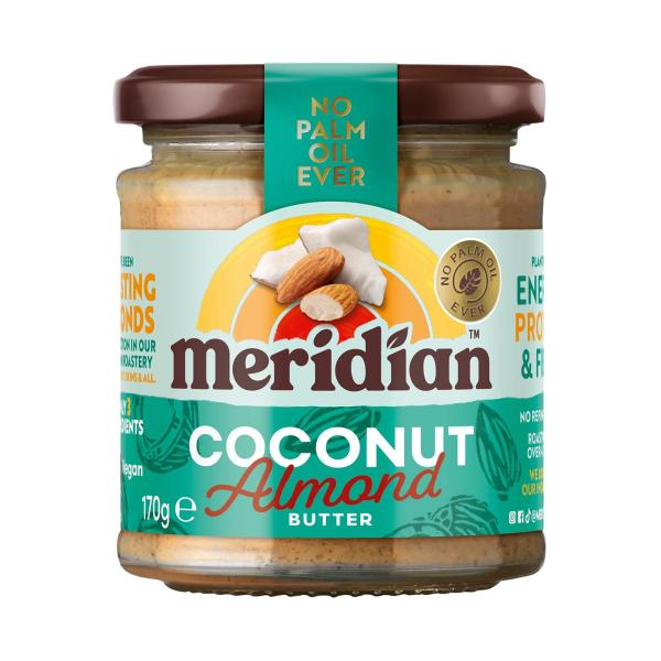ココナッツ＆アーモンドバター170グラム (Meridian) - Meridian Coconut & Almond Butter 170g