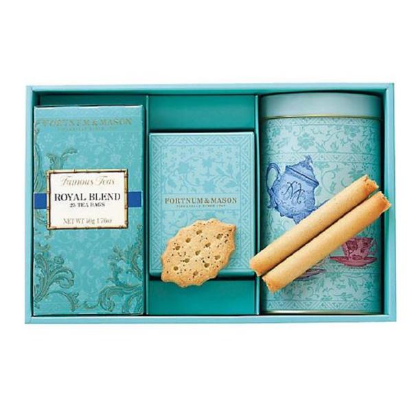 フォートナム アンド メイソン FORTNUM AND MASON 紅茶 ティー ティーバッグ 焼菓子詰合せ　RCS