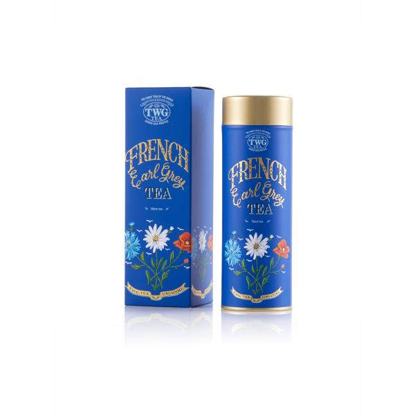 【TWG Tea】French Earl Grey フレンチアールグレイ 缶入り茶葉 100g｜高級紅茶ギフト お中元 夏ギフト 贈答用 プレゼント