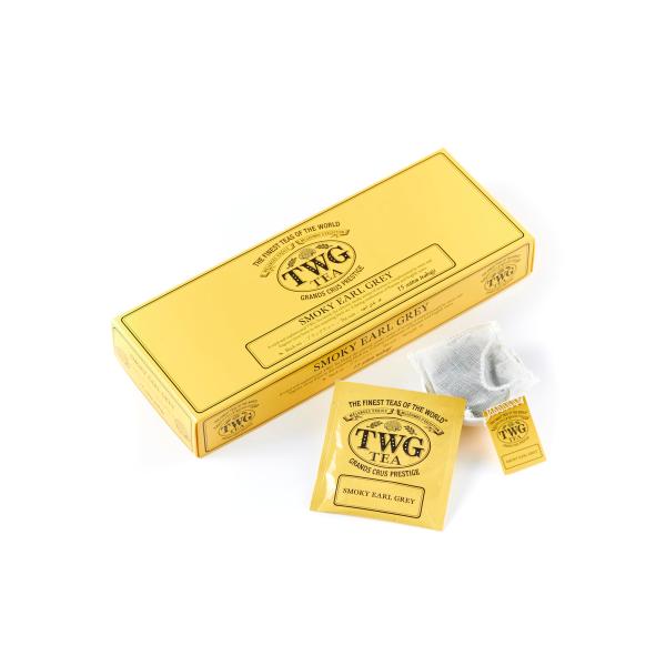 シンガポールの高級紅茶TWGシリーズ（SMOKY EARL GREY -スモーキーアールグレイ- 15ティーパック）並行輸入品