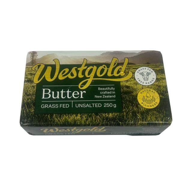 ウエストランド NZ産 グラスフェッドバター 無塩バター 250g×4個セット