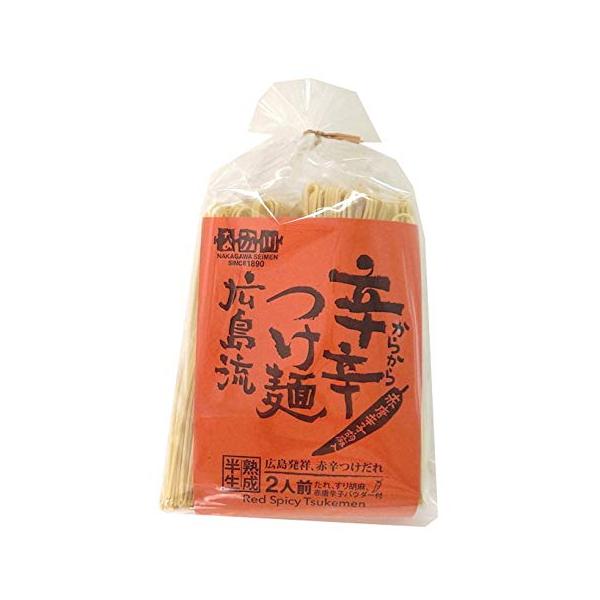 瀬戸内麺工房 なか川 瀬戸内麺工房なか川 辛辛つけ麺 366g ×3袋
