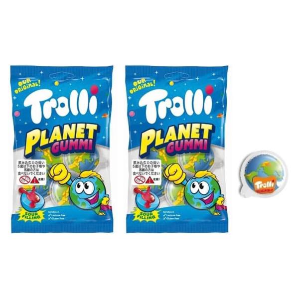 地球グミ トローリ 正規品 本物 trolli プラネットグミ 2袋 : eight