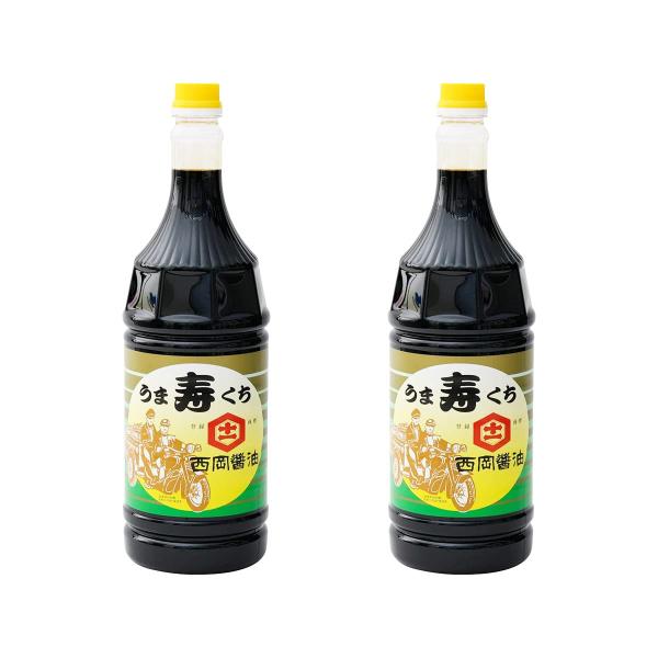 西岡醤油醸造元 うまくち醤油 寿 1.8L × 2本