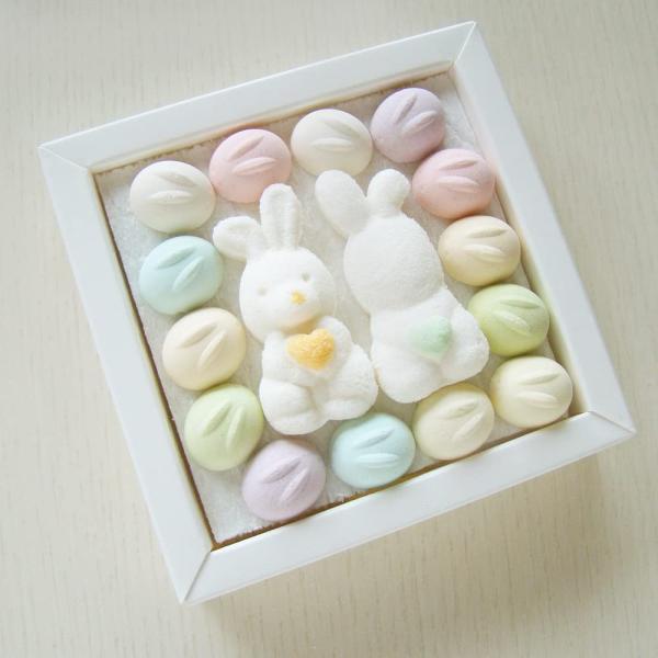 干菓子「花うさぎ」創作菓子 悠【和三盆】【和菓子】【お年賀】【干支】【お歳暮】【プチギフト】