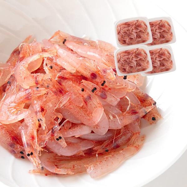 新鮮 生桜えび 200g 国産 由比 駿河湾産 ひげなし 桜えび 便利な 小分け セット 50g × 4パック 静岡県産 海老 生食 冷凍