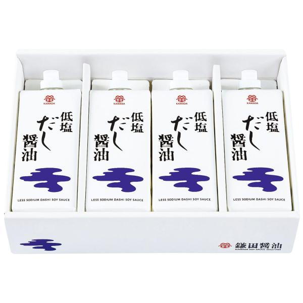 鎌田醤油 低塩だし醤油500ml 4本入