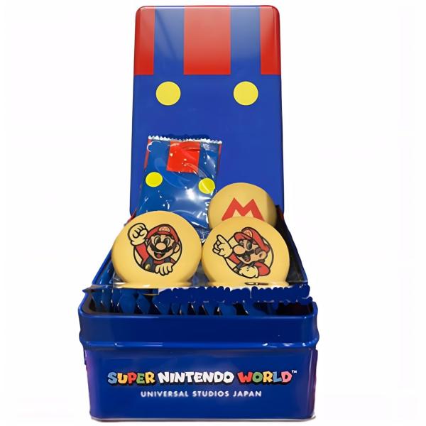 【ユニバーサルスタジオジャパン USJ 限定】マリオ コスチュームカンクッキー スーパー ニンテンドー ワールド お土産 お菓子 ユニバ グッズ プレ
