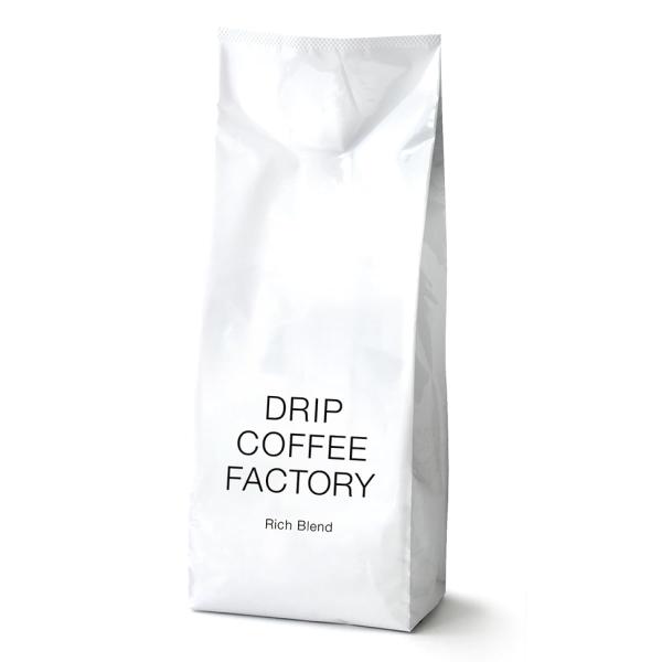ドリップコーヒーファクトリー リッチ ブレンド コーヒー 粉 中挽き (500g(500g×1袋), リッチブレンド)