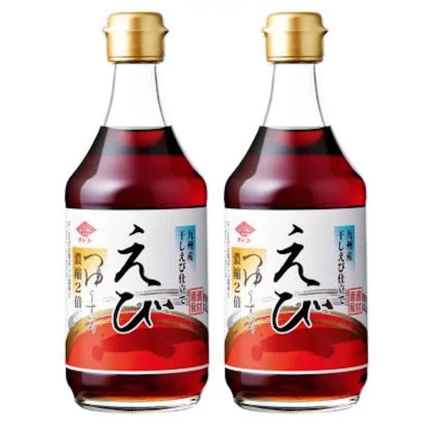 チョーコー えびつゆ 400ml 瓶 (2)本セット