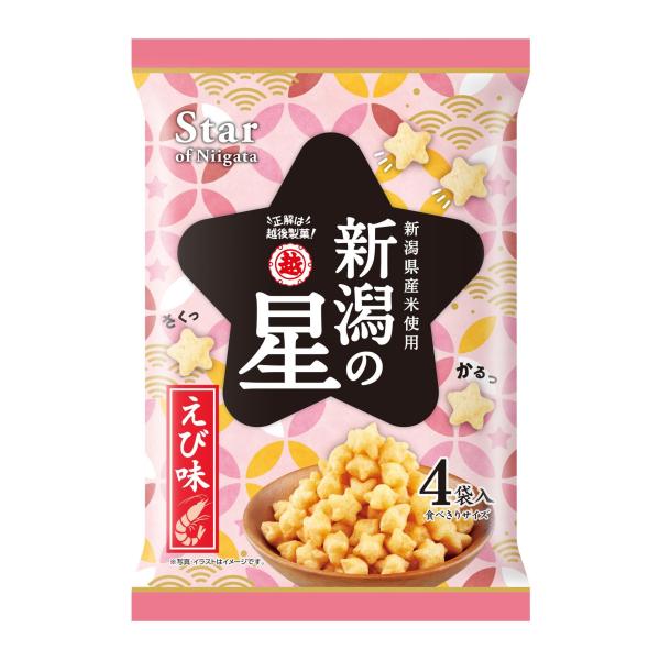 越後製菓 新潟の星 えび味 72g×6袋