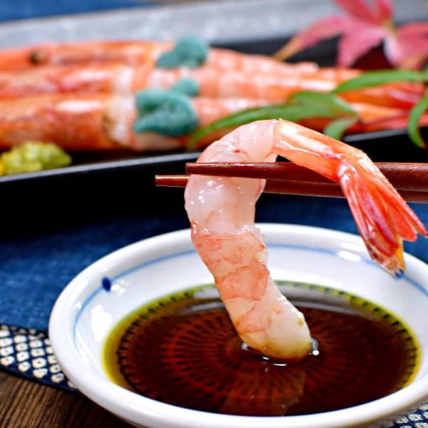 十文字屋商店 甘えび 特大 800g前後 約30尾入 日本海産 子持ち 甘エビ 甘海老 刺身 生食用
