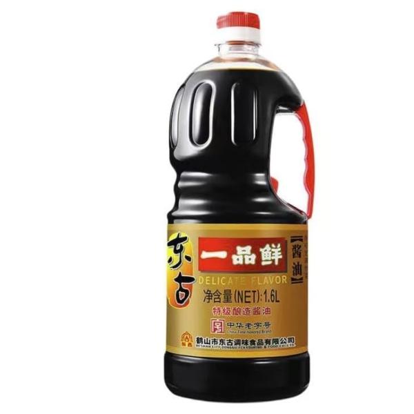 業務用 東古 一品鮮 醤油 1.6L 中華調味料 東古醤油 ガラス商品 ?古?油 一品??油 ?古