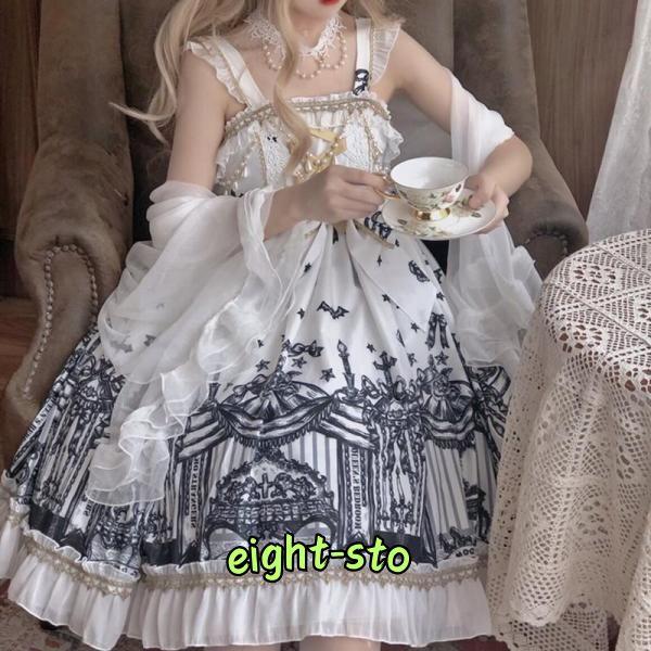 ワンピース クラシック系 ロリィタ 黒ロリ ゴスロリ jsk ワンピース クラシック系 ロリィタ 黒ロリ ゴスロリ jsk