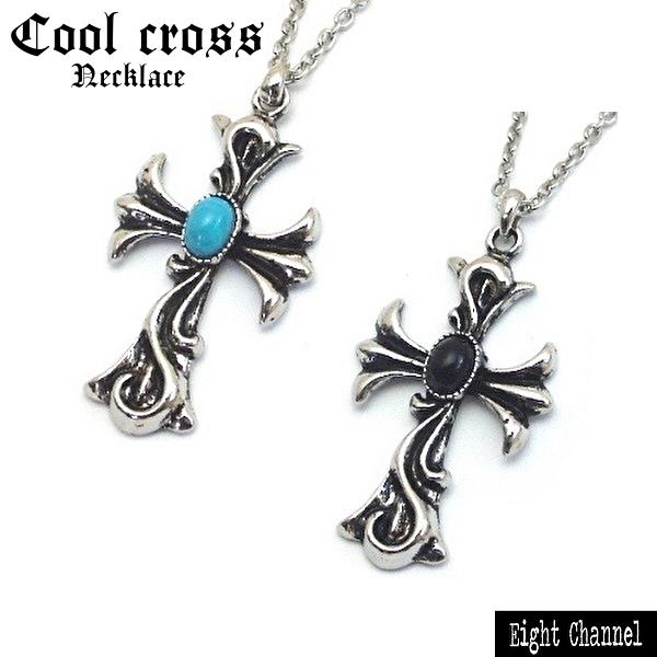 ネックレス メンズ クロス トライバル ターコイズ シルバー オニキス きれいめ アメカジ V系 ロック M 254 2 Eight Channel 通販 Yahoo ショッピング
