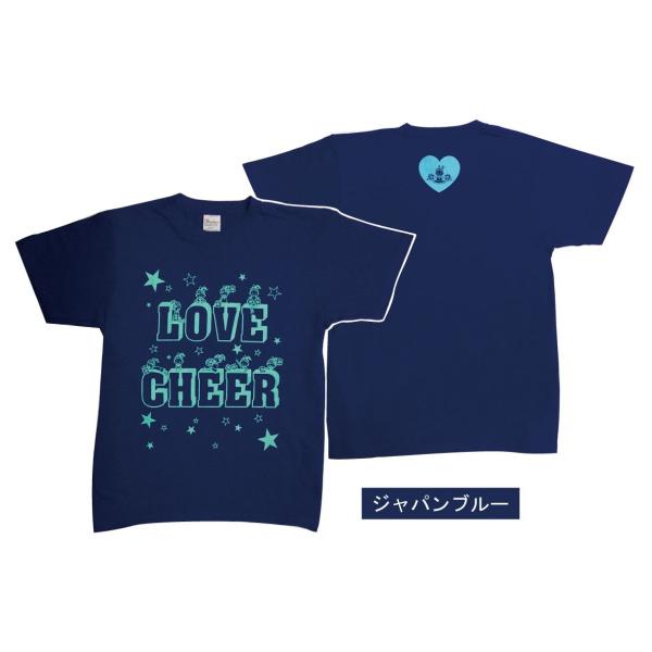 チア Tシャツ LOVE-CHEERティズ キッズ ジュニア 子供 大人 練習着 半袖 エイティズ トップス