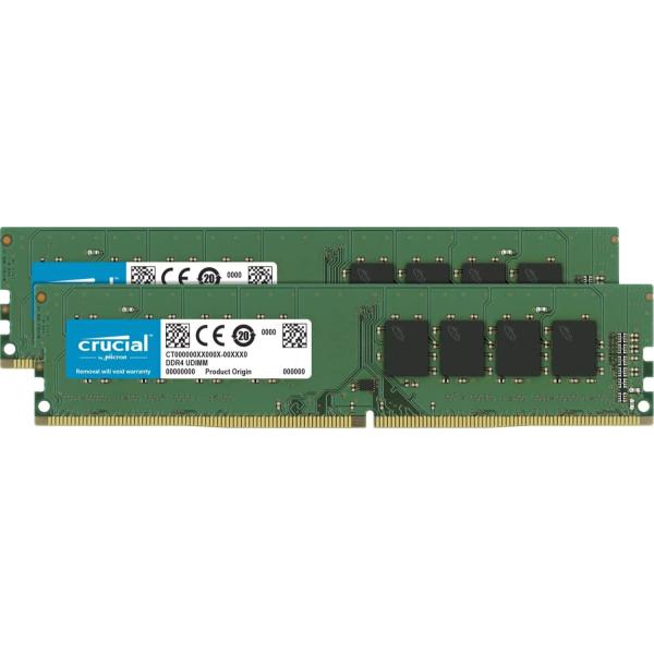 【中古】「非常に良い」Crucial(Micron製) デスクトップPC用メモリ PC4-21300(DDR4-2666) 16GB×2枚 CL19 DRx8 288pin ()CT2K16G4DFD8266 crucial（クルーシャル） Crucial CT2K16G4DFD8266 Micron製